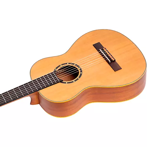 Ortega Family Series R122L-3/4 3/4 Size Left-Handed Classical Guitar Satin Natural 0.75