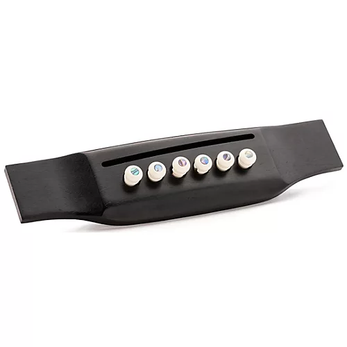 Martin Luxe Liquidmetal Bridge Pin Set Bone Pearl