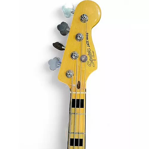 Used Squier Classic Vibe 70s Jazz Bass Natural Electric Bass Guitar Natural