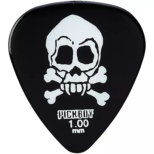 Pick Boy Fang Skull & Crossbones Celltex Guitar Picks .75 mm 10 Pack
