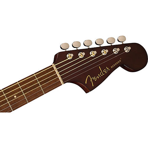 Fender California Redondo Player Acoustic-Electric Guitar Candy Apple Red