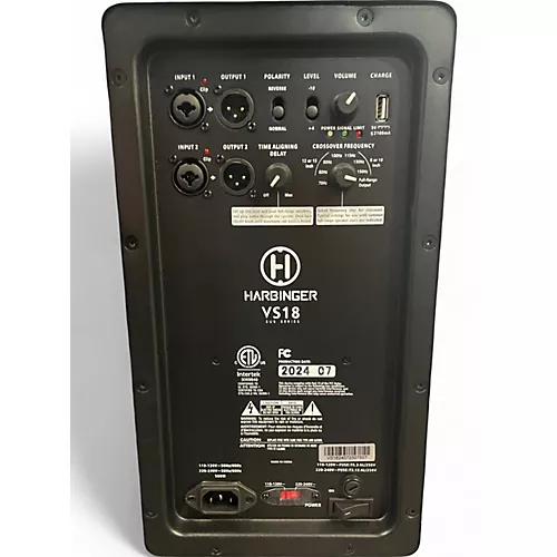 Used Harbinger VS18 Powered Subwoofer