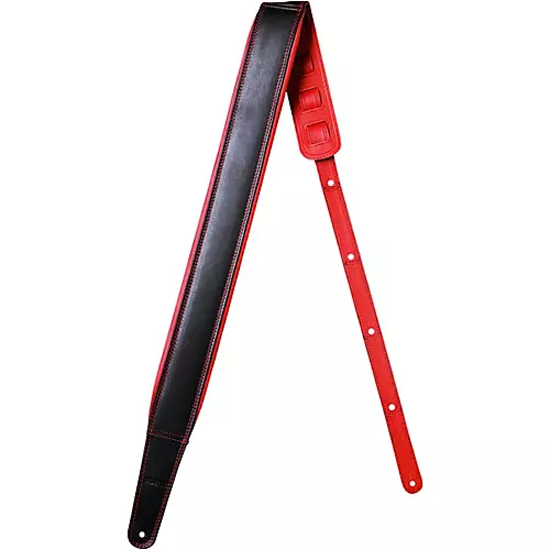 RICHTER Springbreak I Nappa Guitar Strap Black/Violet 2.75 in.