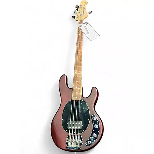 Used Sterling by Music Man Sub 4 Burgundy Electric Bass Guitar Burgundy