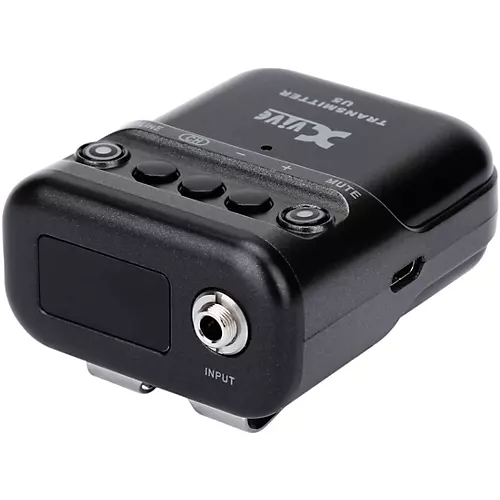 Xvive U5T2 Dual-Channel Wireless System for Lavalier Microphone and Audio Devices Black