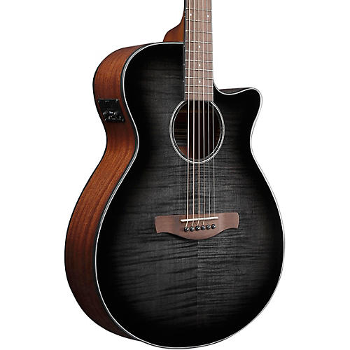Ibanez AEG70 Flamed Maple Top Grand Concert Acoustic-Electric Guitar Blue Ocean Burst