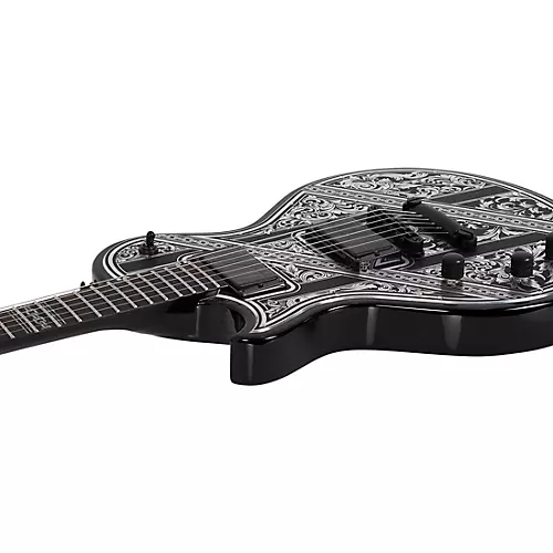 Schecter Guitar Research Solo-II Przym Palladium Left Handed Electric Guitar Gloss Black