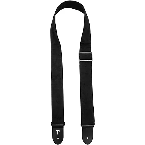 Perri's Corduroy Guitar Strap Black 2 in.