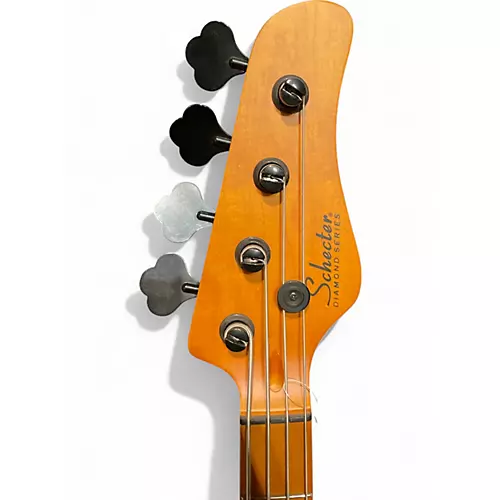 Used Schecter Guitar Research Model T Butterscotch Electric Bass Guitar Butterscotch