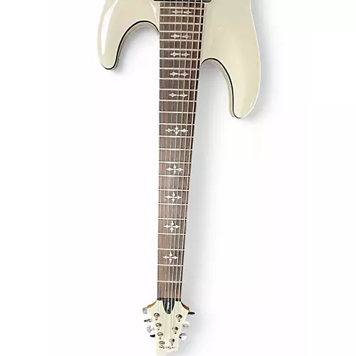 Used Schecter Guitar Research Demon 7 String Alpine White Solid Body Electric Guitar Alpine White