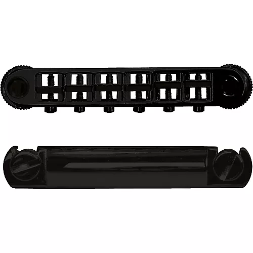 TonePros Metric Locking Tune-o-matic/Tailpiece Set (large posts) Black