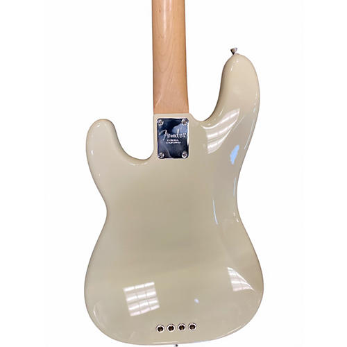 Used 2019 Fender American Professional Precision Bass White Electric Bass Guitar White