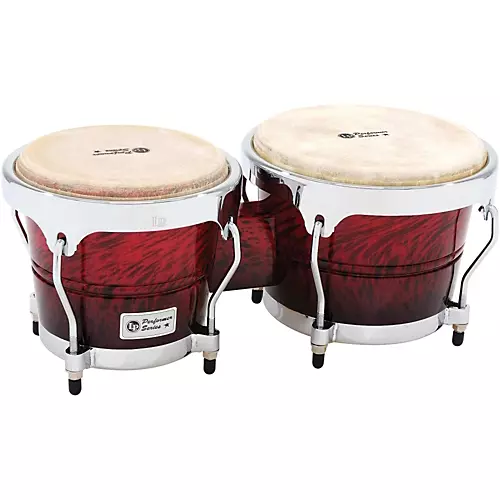 LP Performer Series 2-Piece Conga and Bongo Set with Chrome Hardware Blue Fade