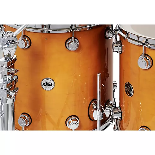 DW 5-Piece Collector's Series Santa Monica Shell Pack With Chrome Hardware Butterscotch