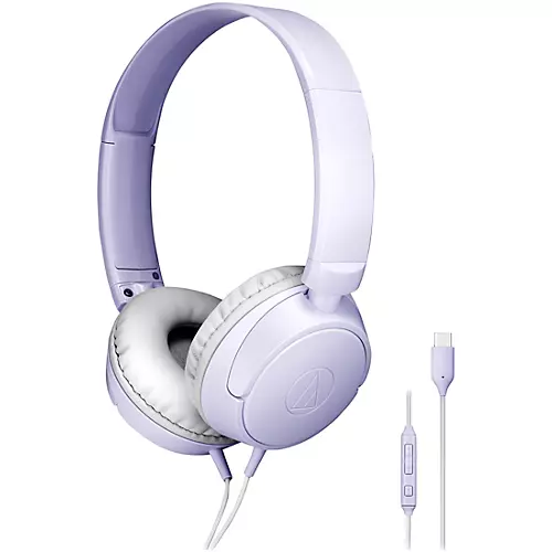 Audio-Technica ATH-S120C USB-C On-Ear Headphones Black