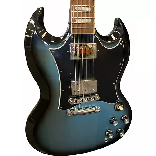 Used 2023 Gibson SG Standard PELHAM BLUE BURST Solid Body Electric Guitar PELHAM BLUE BURST