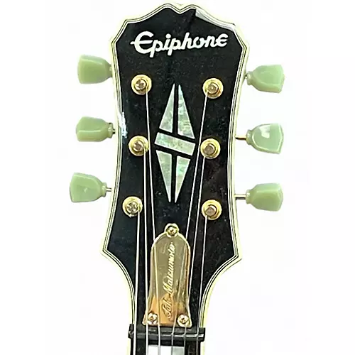 Used Epiphone Limited Edition Tak Matsumoto DC Custom Black Solid Body Electric Guitar Black