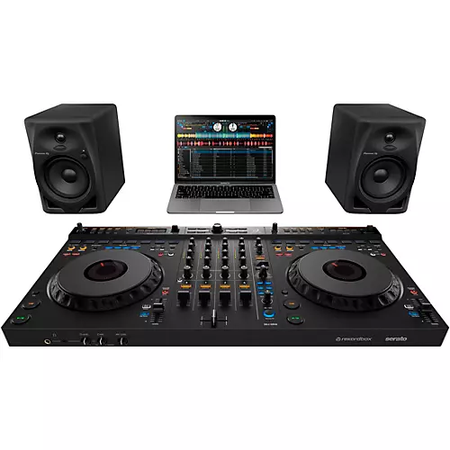 AlphaTheta DDJ-GRV6 Pro Home Bundle with Yamaha Monitors and Pioneer DJ Headphones