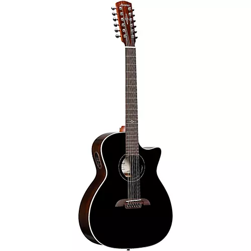 Alvarez AG70CE 12-String Grand Auditorium Acoustic-Electric Guitar Black