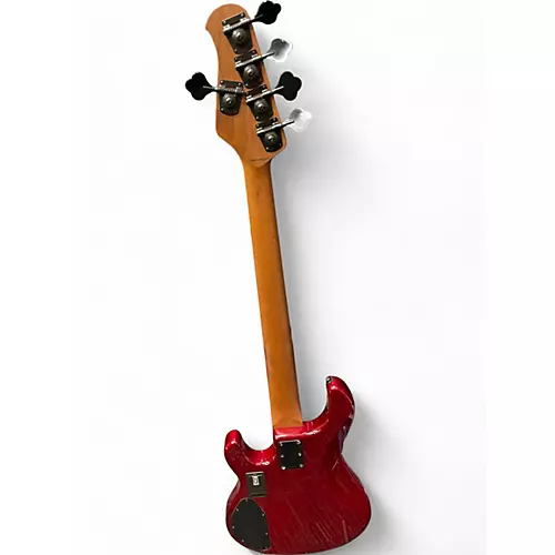 Used Sterling by Music Man STINGRAY 5 RAY35 HH BLOOD ORANGE BURST Electric Bass Guitar BLOOD ORANGE BURST