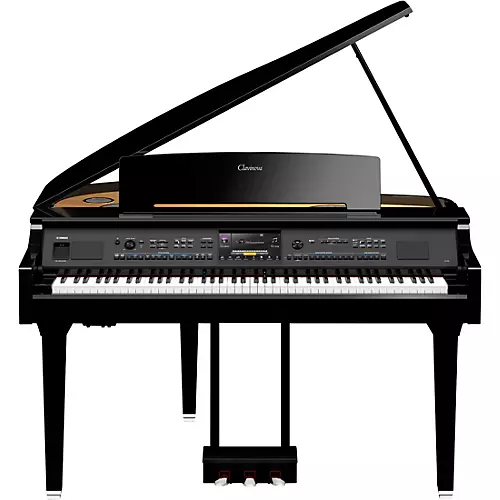 Yamaha Clavinova CVP-909 Digital Grand Piano With Bench Polished Ebony