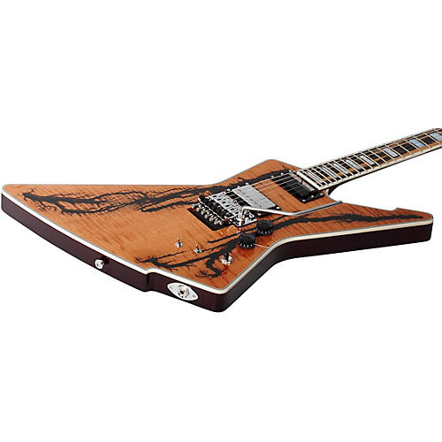 Schecter Guitar Research E-1 FR-S Electro-Resin Electric Guitar Gloss Natural