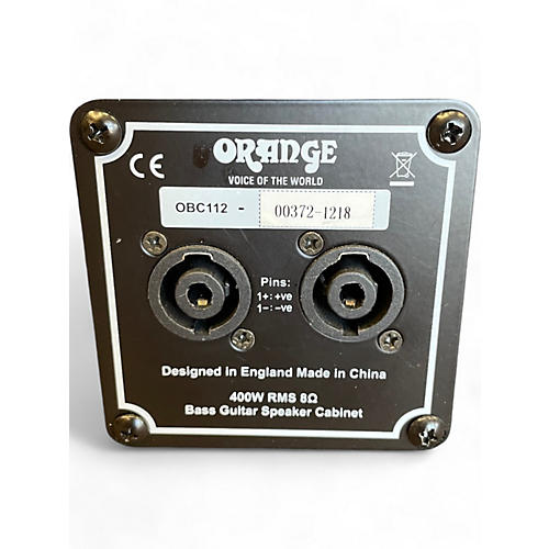 Used Orange Amplifiers OBC112 Bass Cabinet