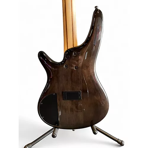 Used Ibanez SR400EQM Emerald Green Electric Bass Guitar Emerald Green