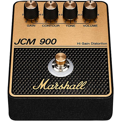Marshall JCM900 Distortion and Gain Effects Pedal Black and Gold