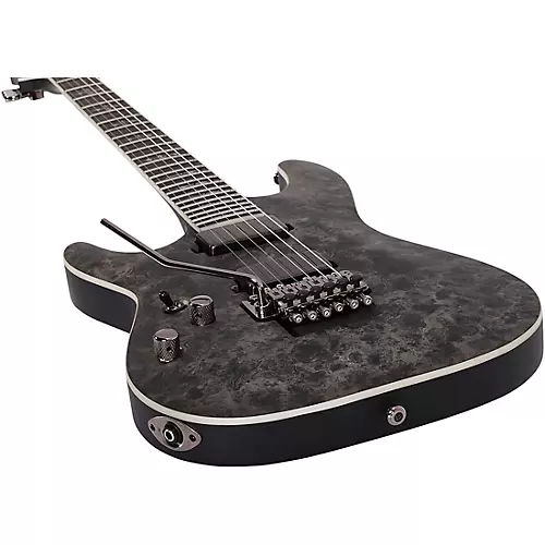 Schecter Guitar Research Ernie C C-1 Left Handed Electric Guitar Black Reign