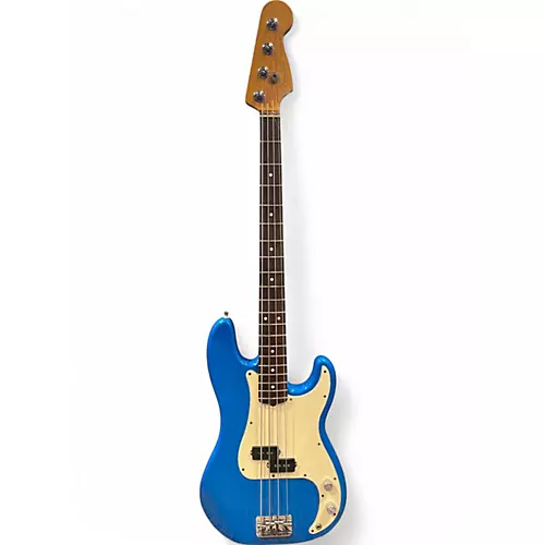 Vintage 1995 Fender Precision Bass Blue Electric Bass Guitar Blue