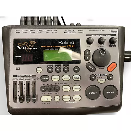 Used Roland TD-8 Electric Drum Set