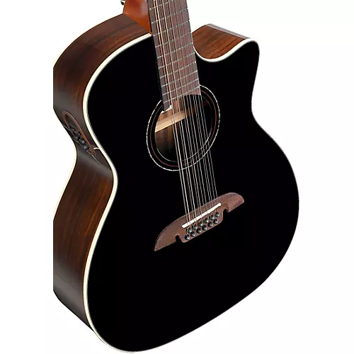 Alvarez AG70CE 12-String Grand Auditorium Acoustic-Electric Guitar Black