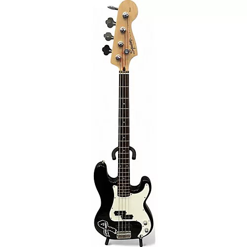 Used Squier Precision Bass Special Black Electric Bass Guitar Black
