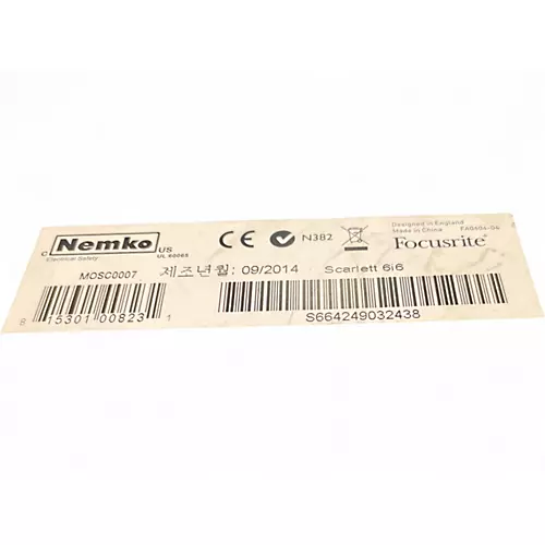 Used Focusrite Scarlett 6i6 Audio Interface