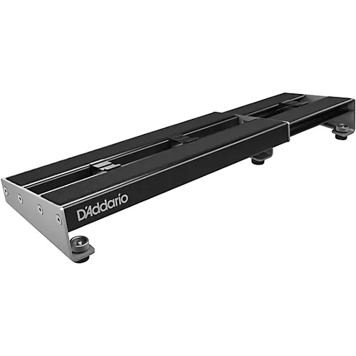 D'Addario PW-XPNDPB-01 XPND Pedalboard Telescopically Expanding 2-Rail System Small Black