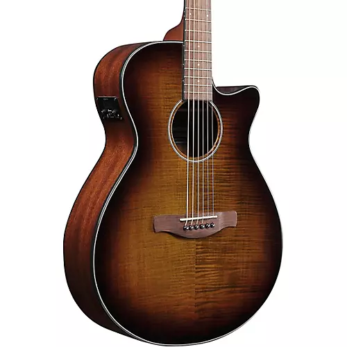 Ibanez AEG70 Flamed Maple Top Grand Concert Acoustic-Electric Guitar Pack Emerald Burst