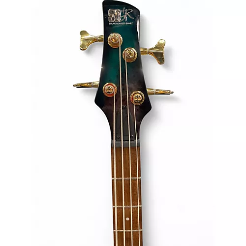 Used Ibanez SR400EPBDX Tropical Seafloor Electric Bass Guitar Tropical Seafloor
