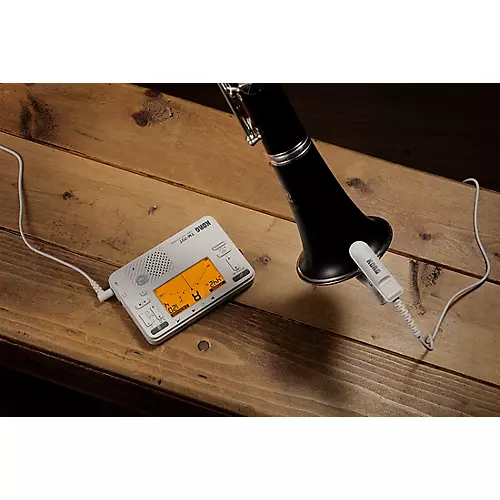 KORG TM-70 Tuner/Metronome and CM-400 Contact Microphone Combo White