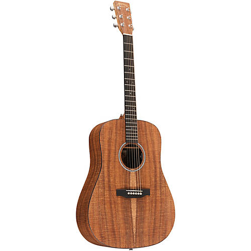 Martin DX1E X Series Left-Handed Dreadnought Acoustic-Electric Guitar Figured Mahogany