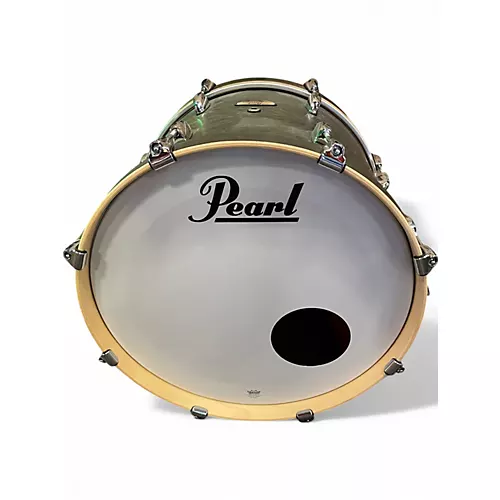 Used Pearl 5 Piece Session Studio Select Black Satin Ash Drum Kit Black Satin Ash