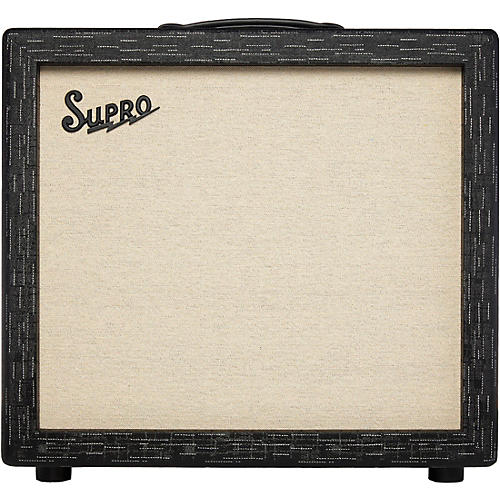 Supro Royale 1x12 Extension 75W Guitar Cabinet Black Scandia