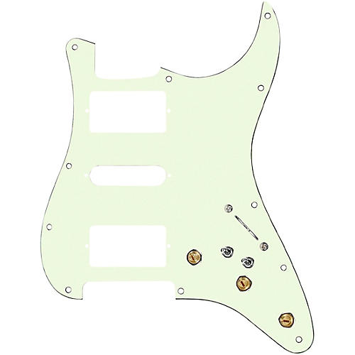 920D Custom HSH Pre-Wired Pickguard for Strat With S7W-HSH-2T Wiring Harness Black
