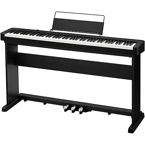 Casio CDP-S160 Digital Piano With Matching CS-470P Stand and Triple Pedal Red