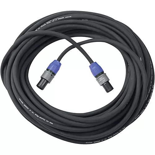 Livewire Elite 12g Speaker Cable speakON to speakON 50 ft. Black