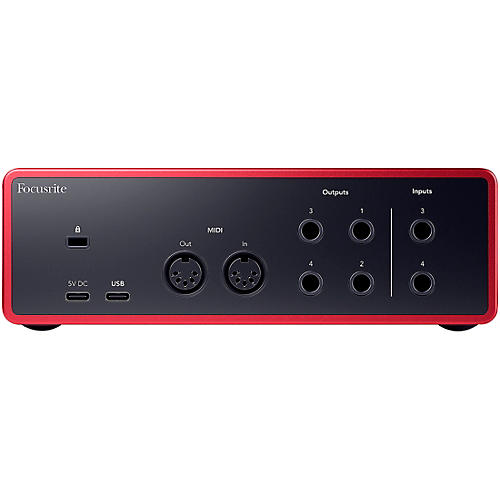 Focusrite Scarlett 4i4 USB-C Audio Interface Gen 4
