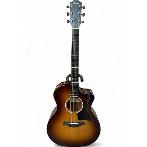 Used Taylor 214CE K PLUS Sunburst Acoustic Guitar Sunburst