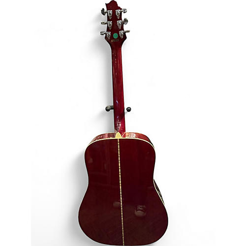 Used Greg Bennett Design by Samick D-5 LEFT HANDED Natural Acoustic Guitar Natural