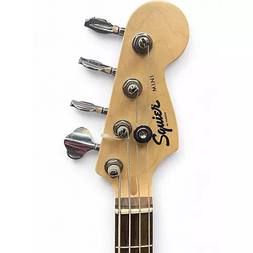 Used Squier MINI P BASS Dakota Red Electric Bass Guitar Dakota Red