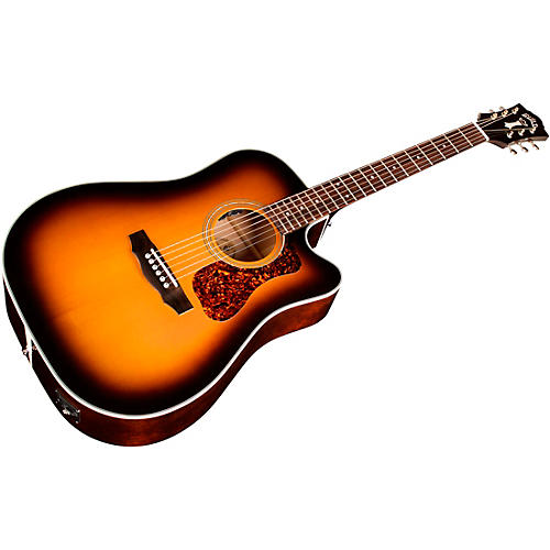 Guild D-140CE Westerly Collection Dreadnought Acoustic-Electric Guitar Black